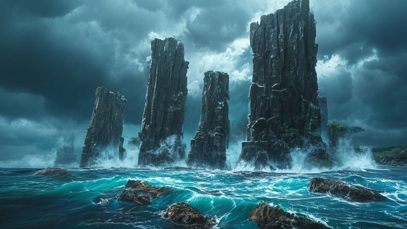 The Enigma of a Floating Stone City