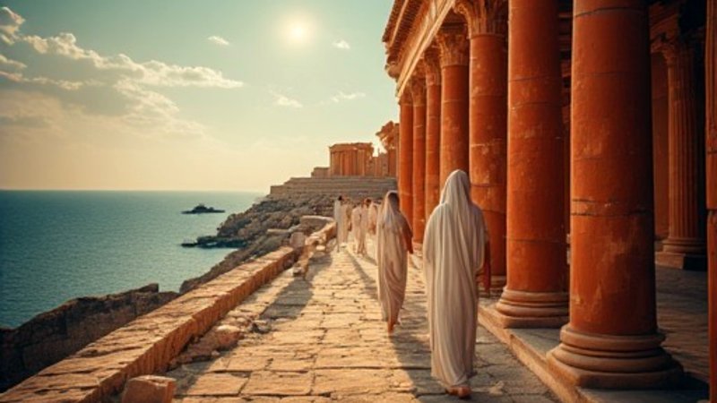 Thera Erupts: The Sky Darkens and the Sea Rises